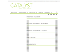 Tablet Screenshot of catalystreview.net
